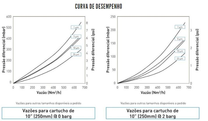 Curva de Desempenho do Peplyn Air Parker Domnick Hunter